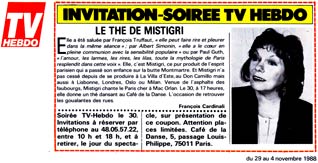 TV Hebdo - 29 octobre 1988