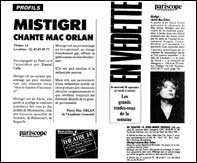 Extrait de Presse, Théâtre 14 "Mac Orlan et ses Amis"