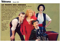 Télérama - 19 juin 1991
