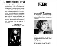 Extrait de Presse, Théâtre 14 "Mac Orlan et ses Amis"